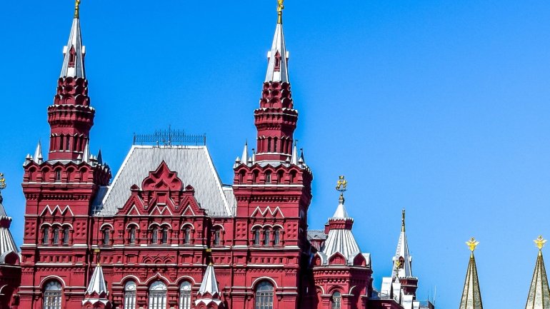 Edifici típic d'una ciutat a Rússia