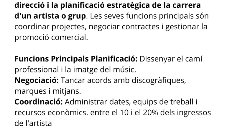 text literal: Assessoria legal per a músics. Llicenciat en dret, postgrau en propietat intel·lectual, propietat industrial i drets d'autor. Músic en actiu de bandes amb trajectòria nacional i internacional. Comprensió 100x100 de tota la problemàtica subje