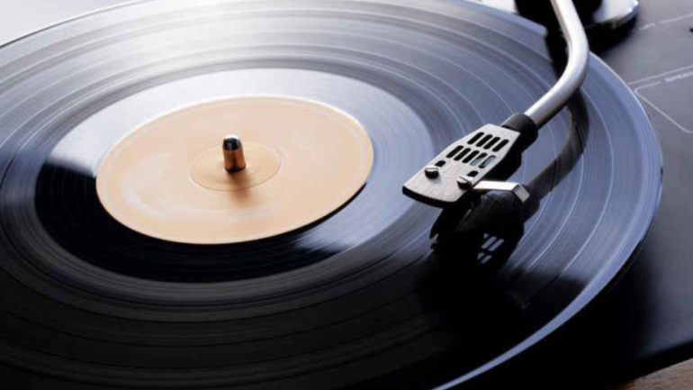 tocadisc amb un disc