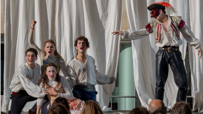 Un espectacle de Commedia Dell’Arte de la companyia